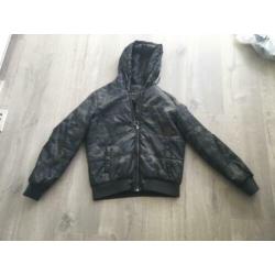 ???? ZGAN CA leger groen camouflage print kort jack M 38 40