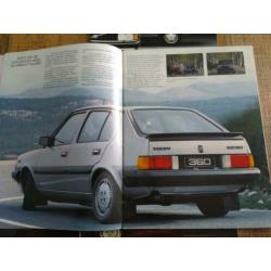 Volvo 340/360 folders set jaren tachtig ( vier stuks )