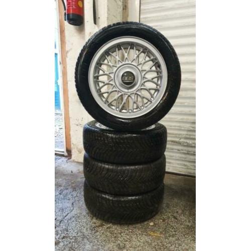 15"Originele BBS Velgen+Banden 4x100 VW/Mazda/Toyota/Opel !!