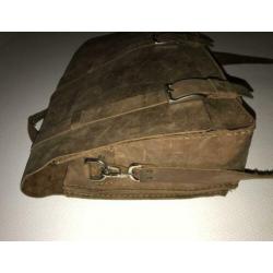 laptoptas buffalo leer zgan