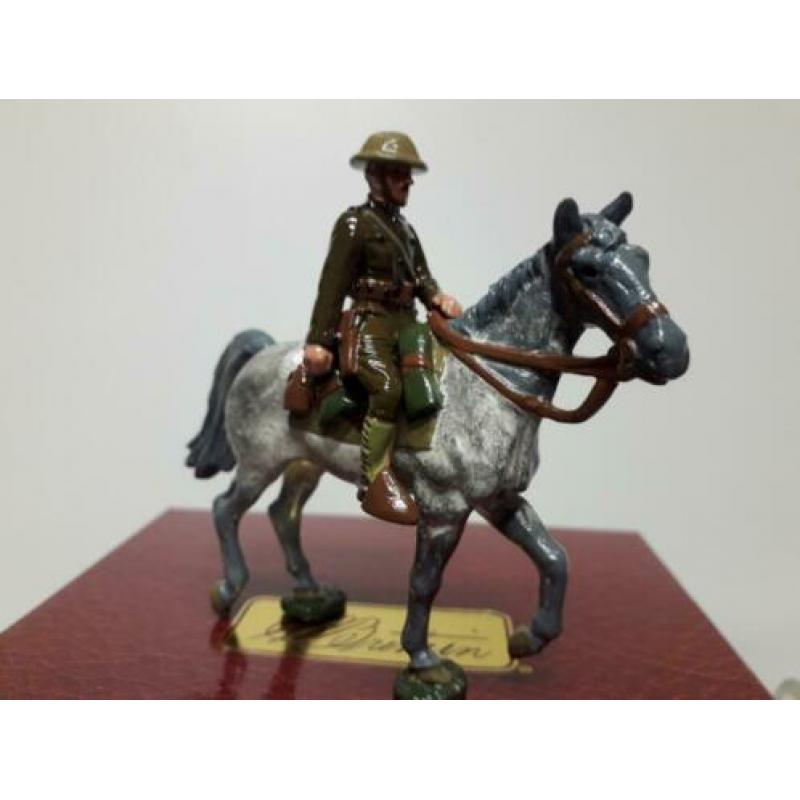 U.S WW1 SOLDAAT te PAARD 1917 van W.BRITAIN mint in OVP