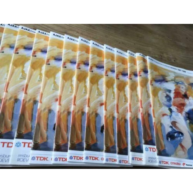 Ajax Magazines / Clubbladen 1987 - 1988 / 1988 - 1989