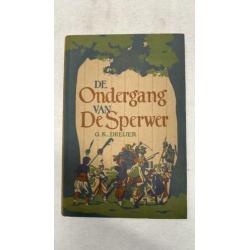 Oud boek De ondergang van de sperwer door G.K. Dreijer