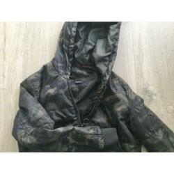 ???? ZGAN CA leger groen camouflage print kort jack M 38 40