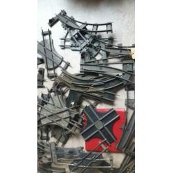 Antieke treinrails 4 dozen vol