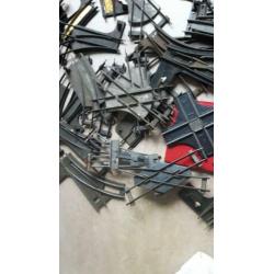 Antieke treinrails 4 dozen vol