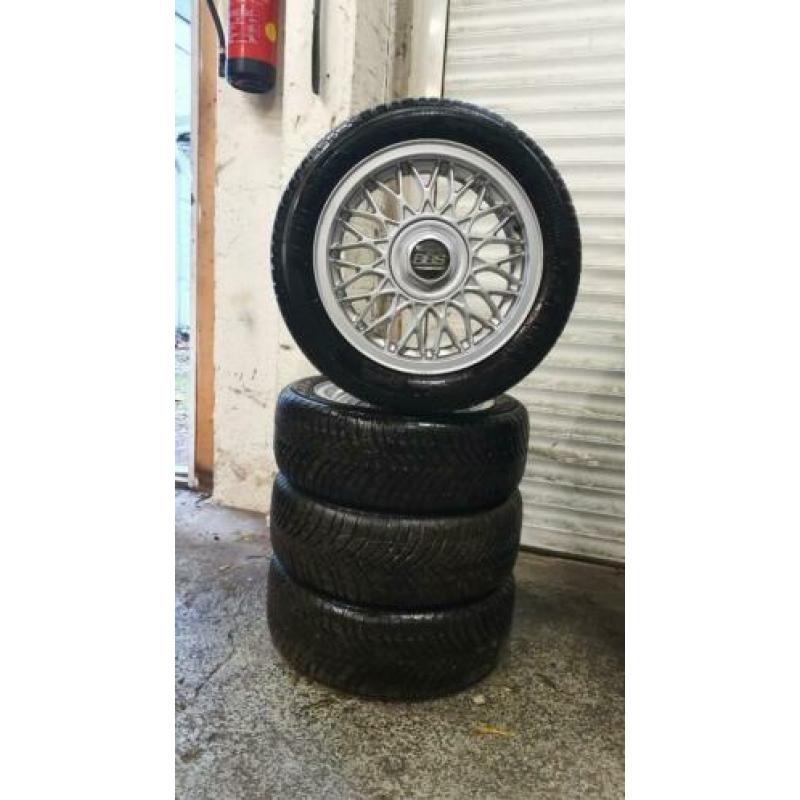 15"Originele BBS Velgen+Banden 4x100 VW/Mazda/Toyota/Opel !!