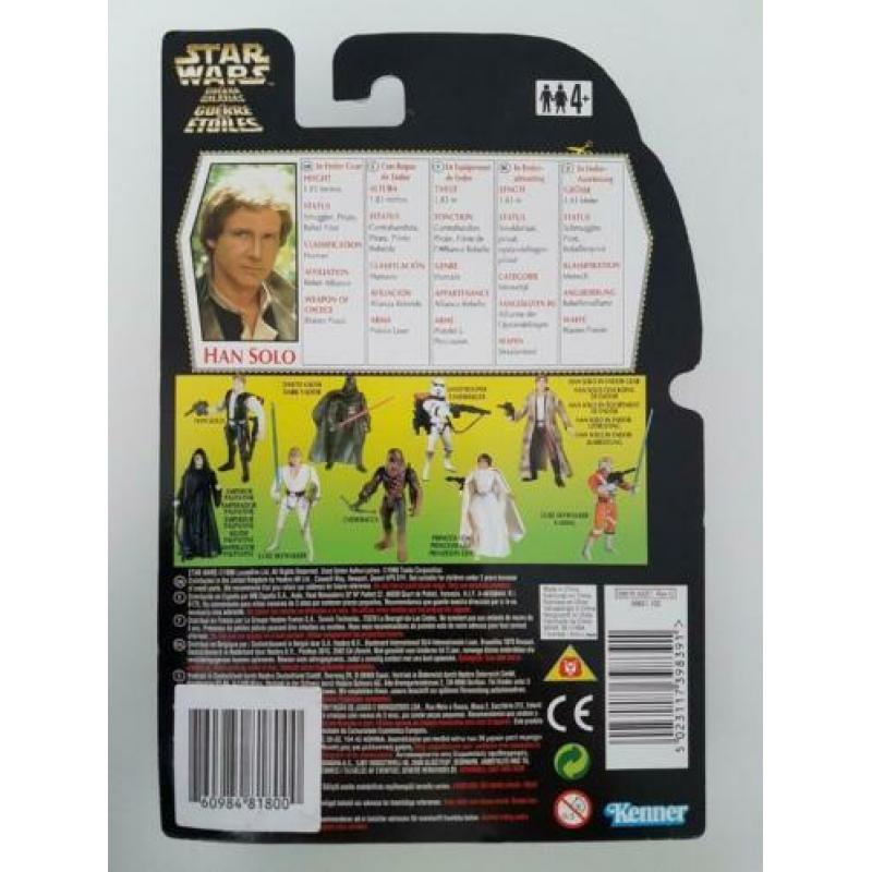 -40% Star Wars POTF Green Tri Logo Han Solo in Endor Gear