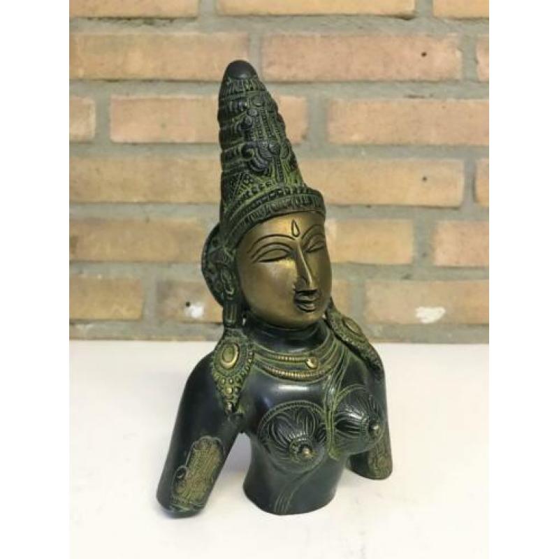 Godin Parvati Hindoeisme Brons beeld