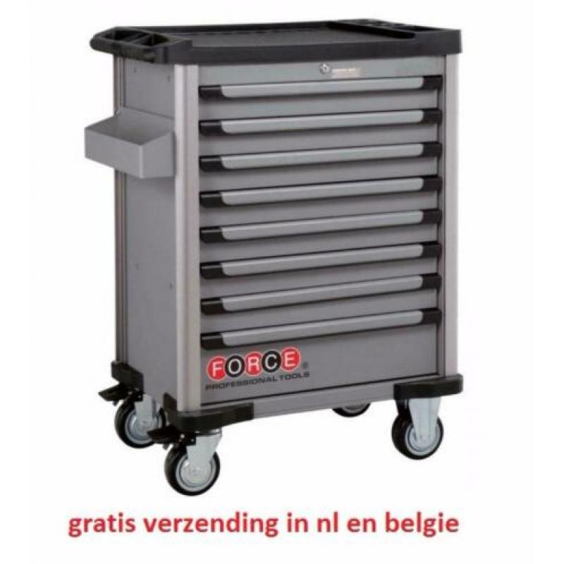 Gereedschapswagen 512-delig Force Titanium Series (gratis ve