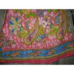 boho ibiza bali goa kleurrijke wikkel tuniek jurk Z&L S 36