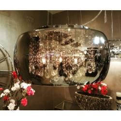 Smoke hanglamp Dichroic Eric kuster style met kristal
