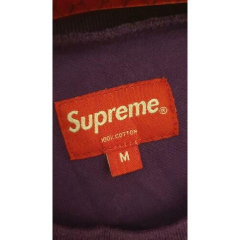 Supreme Small Box Pique Tee Dark Purple