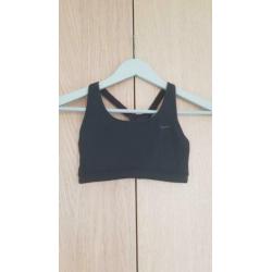 Nike, sport BH, zwart, maat XS, Dri-Fit