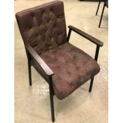 Afrika lederen stoelen in 2 verschillende kleuren