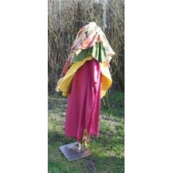 uniek fantasy-outfit, boself of HIPPIE 2 dlg. mt.XL t/m XXXL