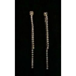 Strass setje verguld ringmaat 18,5