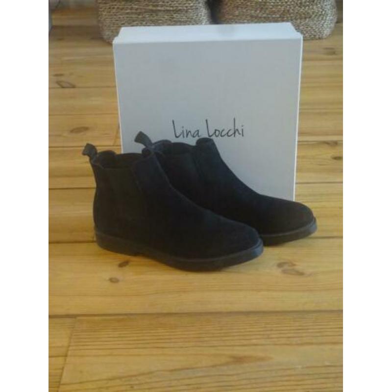 Chelsea boots zwart suède Lina Locchi (Van Assem) - 41= ZGAN