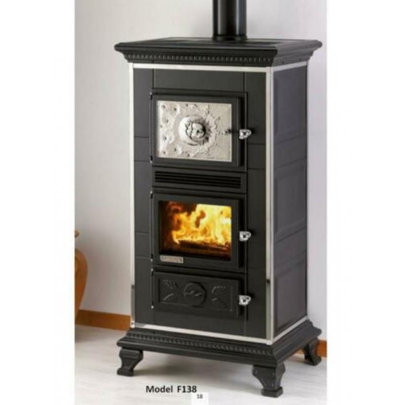 stoken met hout en/of pellets met de COMBI-KACHEL