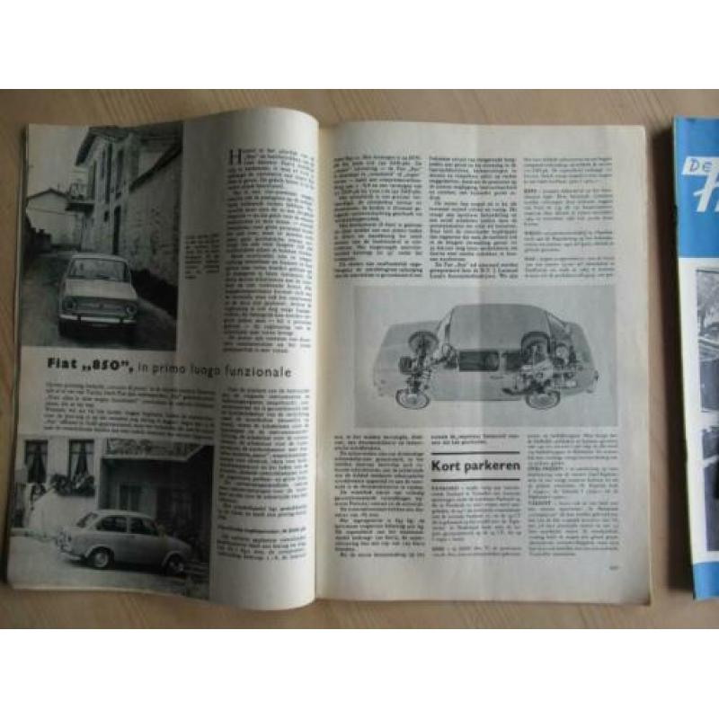 ANWB Kampioen Mei 1964 Met Vespa Lambretta Fiat 850 Trabant