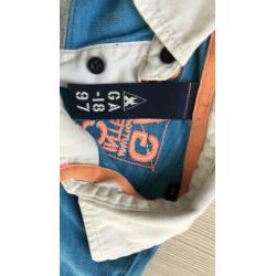 Gaastra trui 128 134 polo jongen blauw grijs