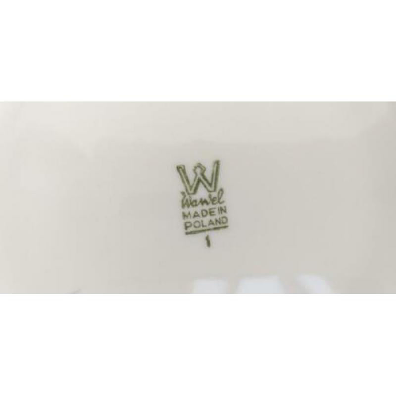 Wawel wit/goud terrine / dekschaal