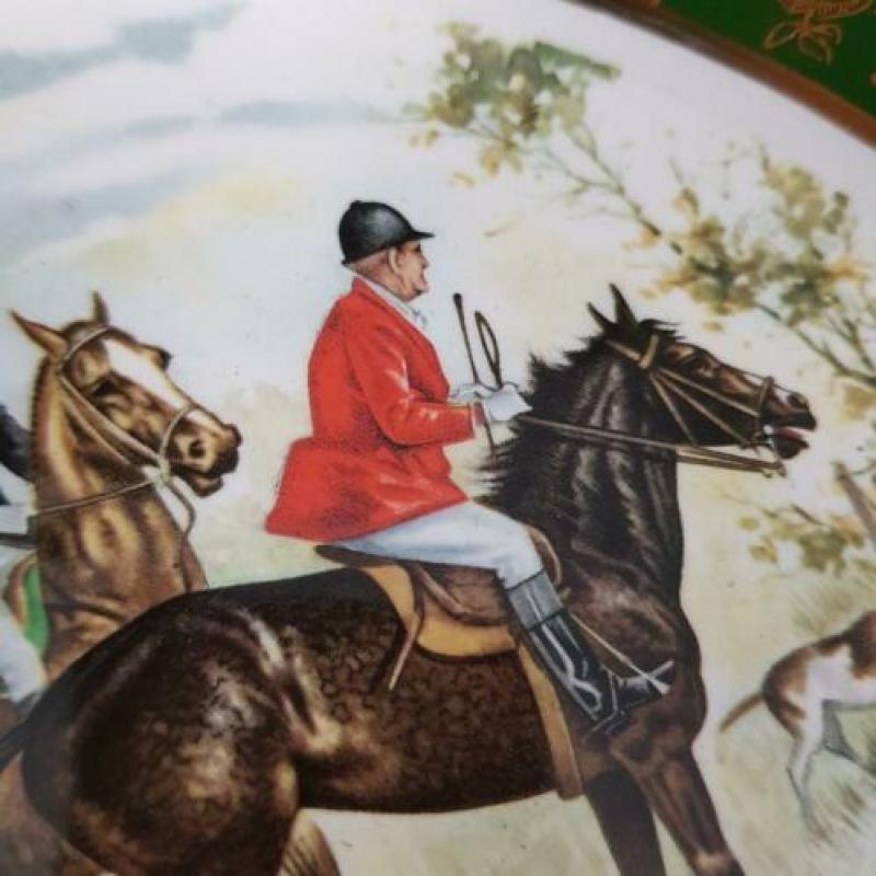 Schaal J.C. Hunnik - Royal Falcon Weatherby jacht tafereel