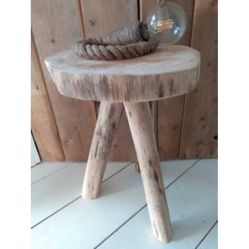 Decoratie bijzet tafeltje/krukje