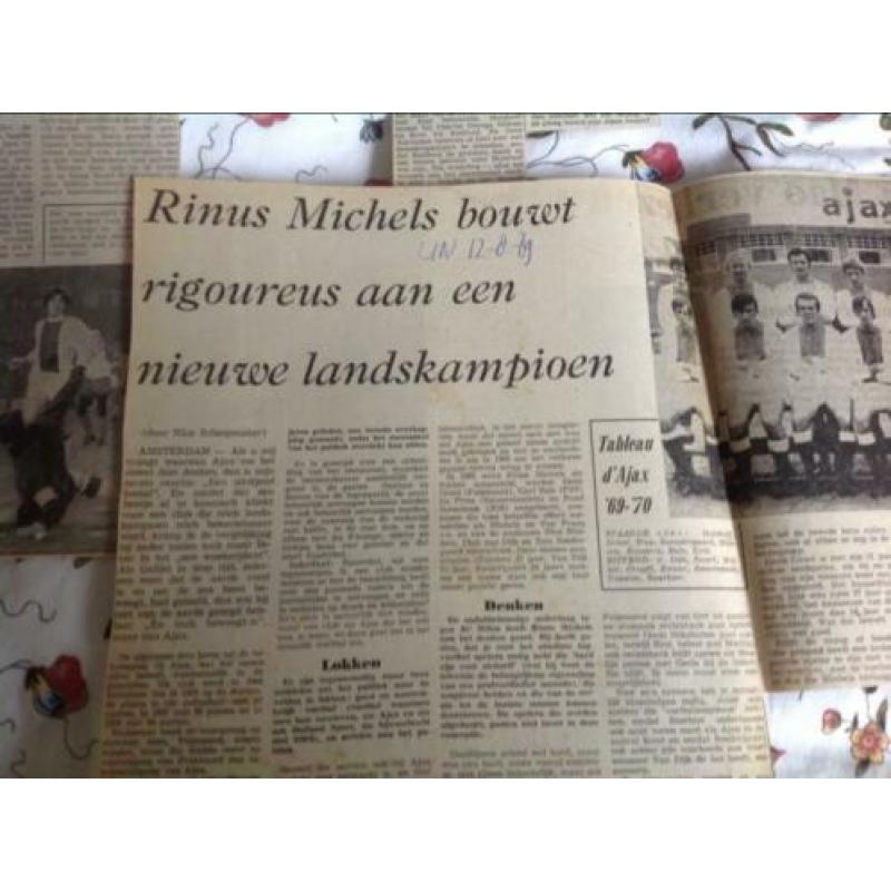 Ajax- het nieuwe Ajax van Michels seizoen 1969-1970