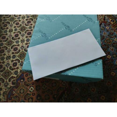 Nieuwe doos (500) Hermes enveloppen met plakstrip 110x220mm