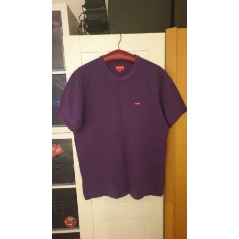 Supreme Small Box Pique Tee Dark Purple