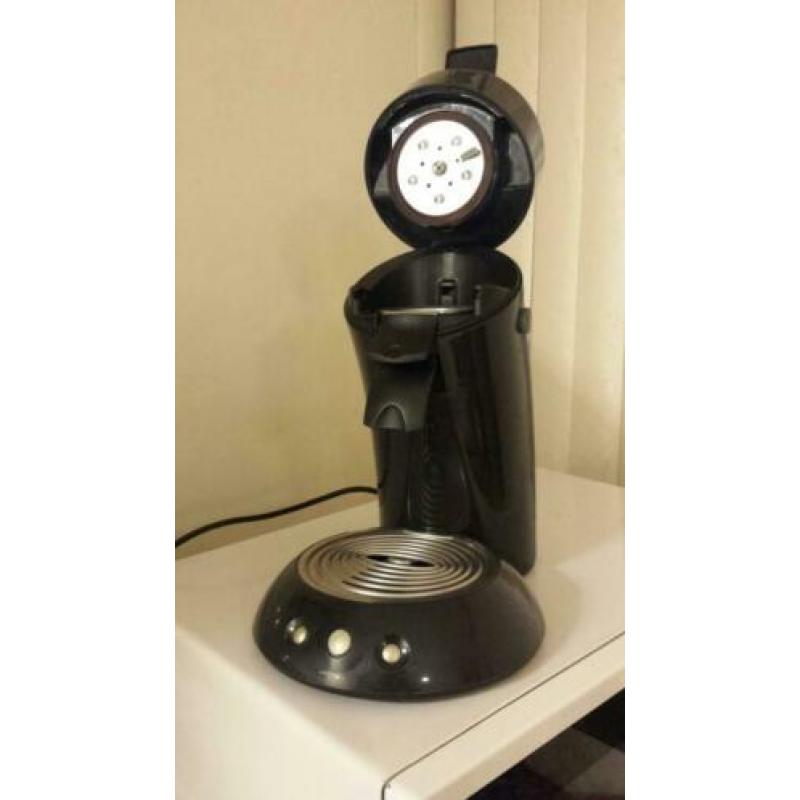Philips Senseo apparaat met koffiepadhouder.