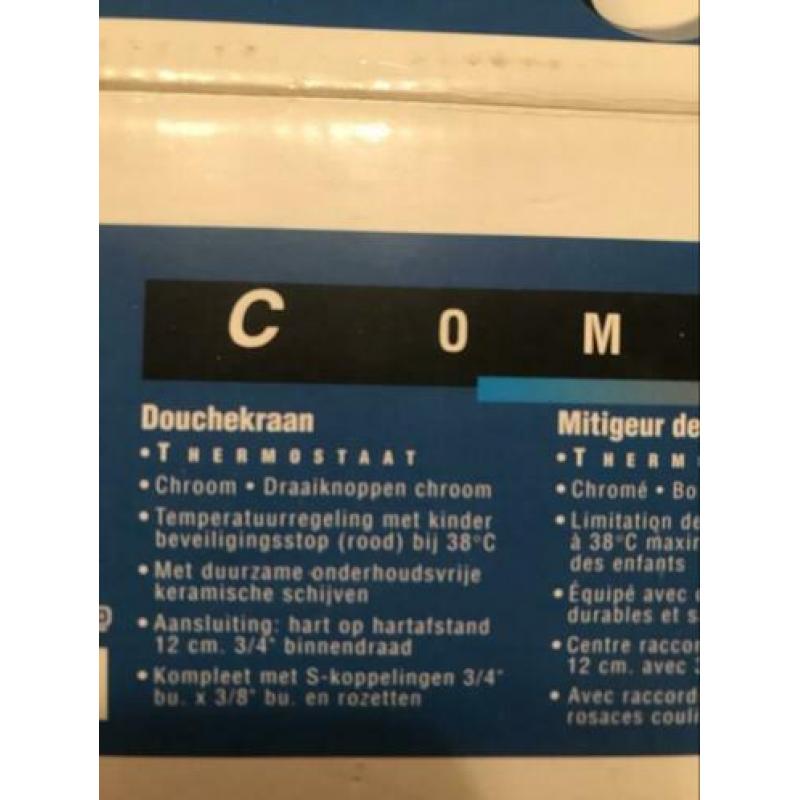 Comfort thermostaat douchekraan