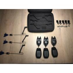 Fox Micron MX beetmelders + Micro Swinger + case