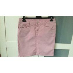 Esprit denim rokje roze