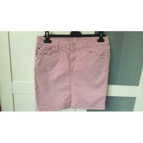 Esprit denim rokje roze