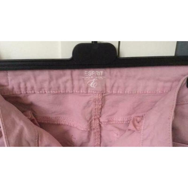 Esprit denim rokje roze