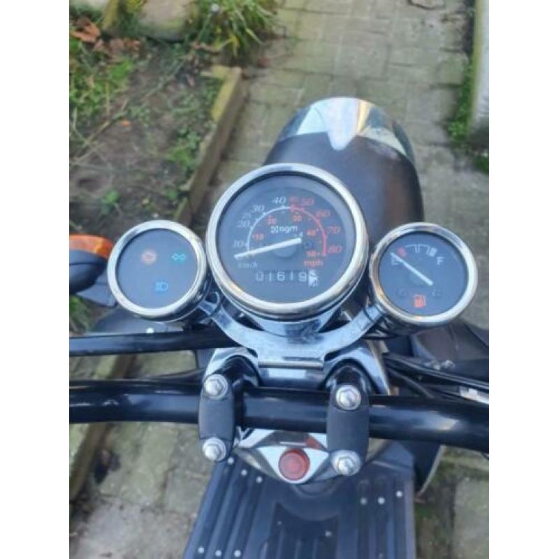 Scooter uit december 2018 weinig gereden.
