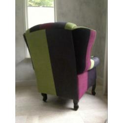 2 stoelen Chesterfield-fauteuil(s) multi color. Weggeef prij