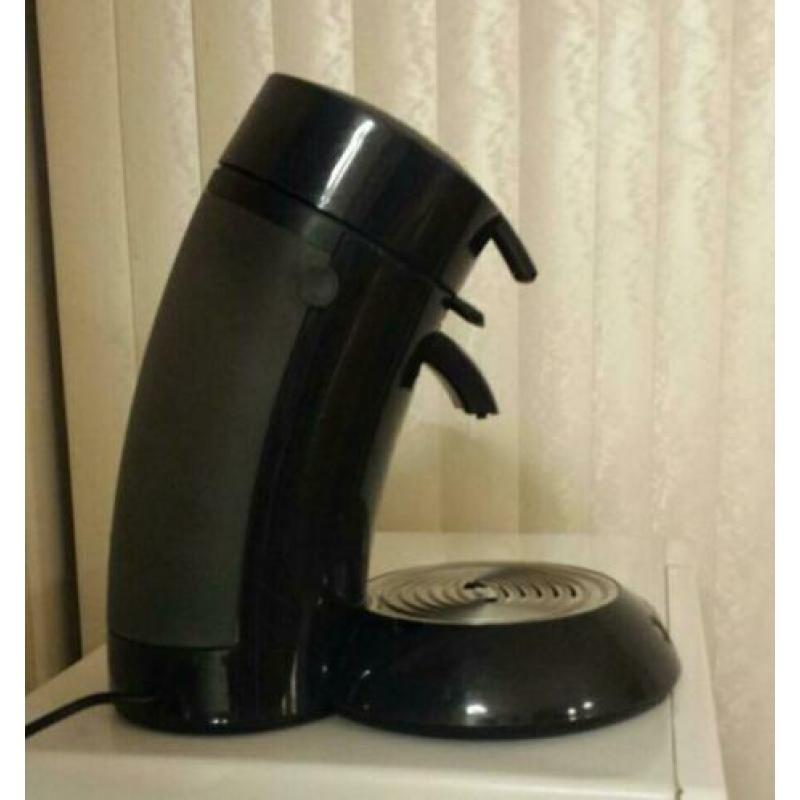 Philips Senseo apparaat met koffiepadhouder.