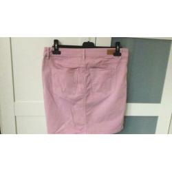 Esprit denim rokje roze