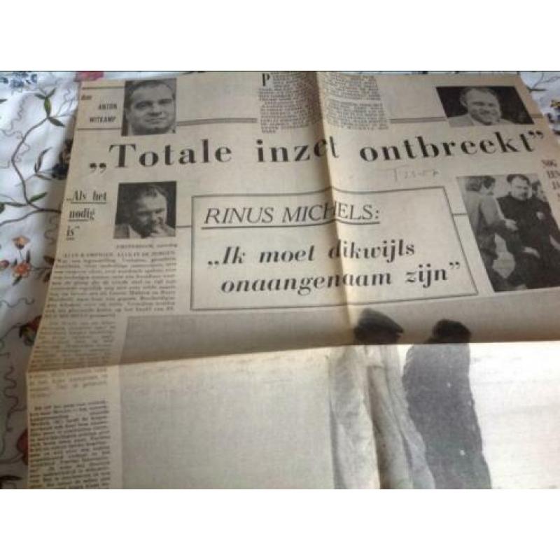 Ajax- het nieuwe Ajax van Michels seizoen 1969-1970