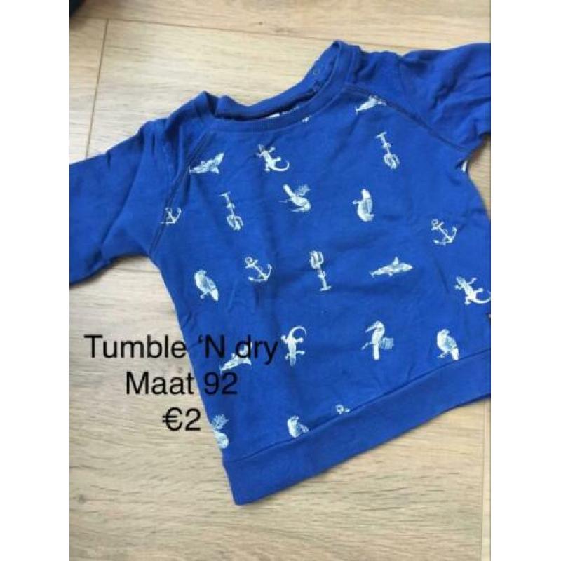 Jongens kleding maat 86 92 98 104 z8 tumble N dry name it