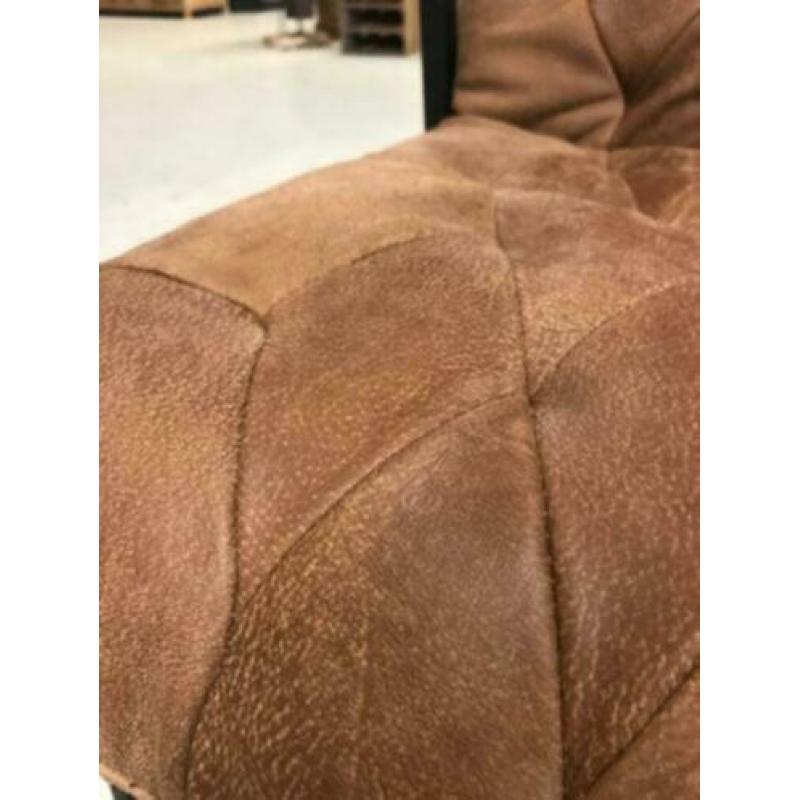 Afrika lederen stoelen in 2 verschillende kleuren