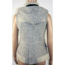 HUGO BOSS grijze hes / bodywarmer met capuchon maat Medium