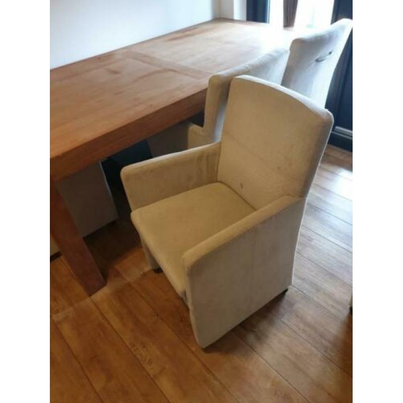 teak houten tafel