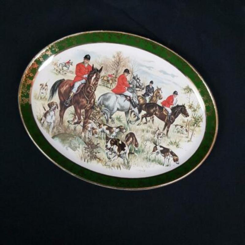 Schaal J.C. Hunnik - Royal Falcon Weatherby jacht tafereel
