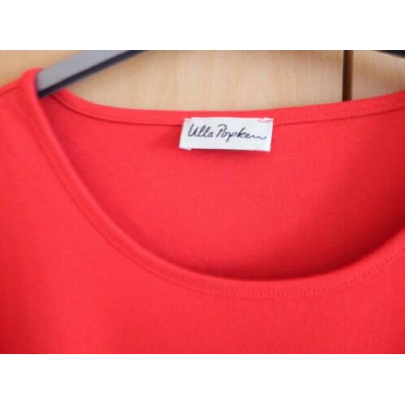 T-shirt rood mt.58-60 (XXXL) ULLA POPKEN