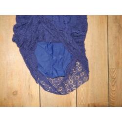 Nieuwe paars/blauwe kanten correctie zwemjurk Beachwave 46
