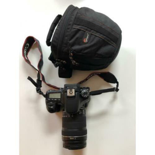 Canon 70D + lens EF-S 18-135 mm